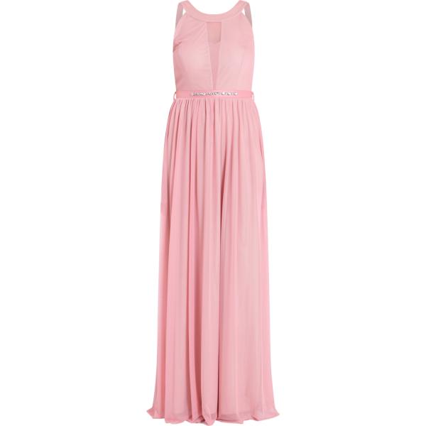 vestiti lunghi Rinascimento rosa tinta unita