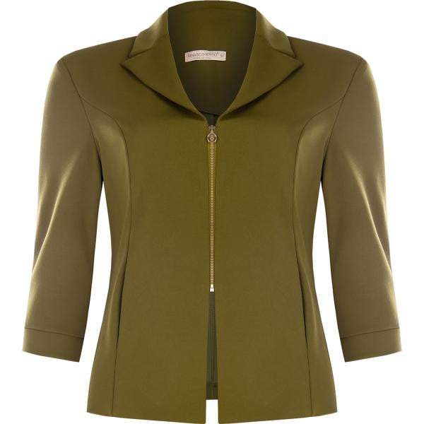 blazer Rinascimento marrone tinta unita