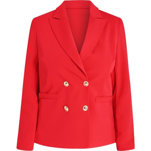 blazer Rinascimento rosso tinta unita