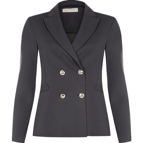 blazer Rinascimento grigio tinta unita