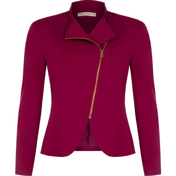 blazer Rinascimento rosso tinta unita