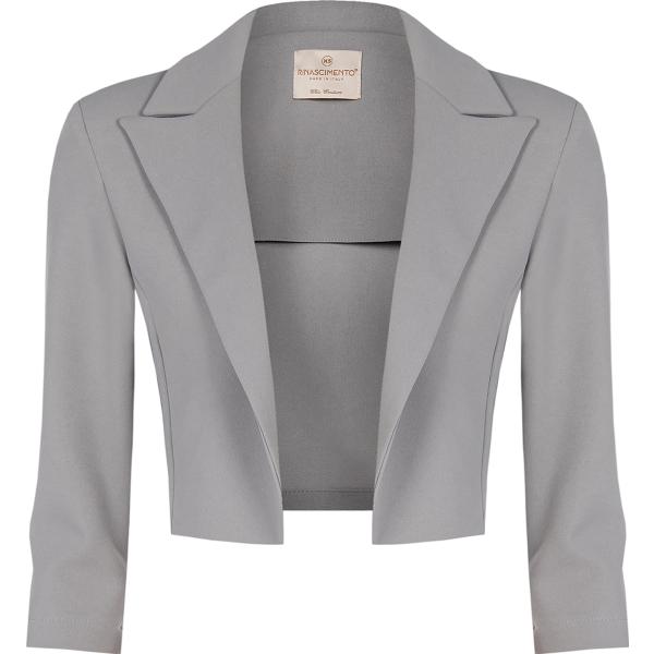 blazer Rinascimento grigio tinta unita