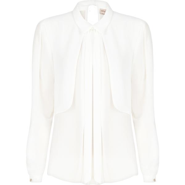 bluse Rinascimento bianco tinta unita