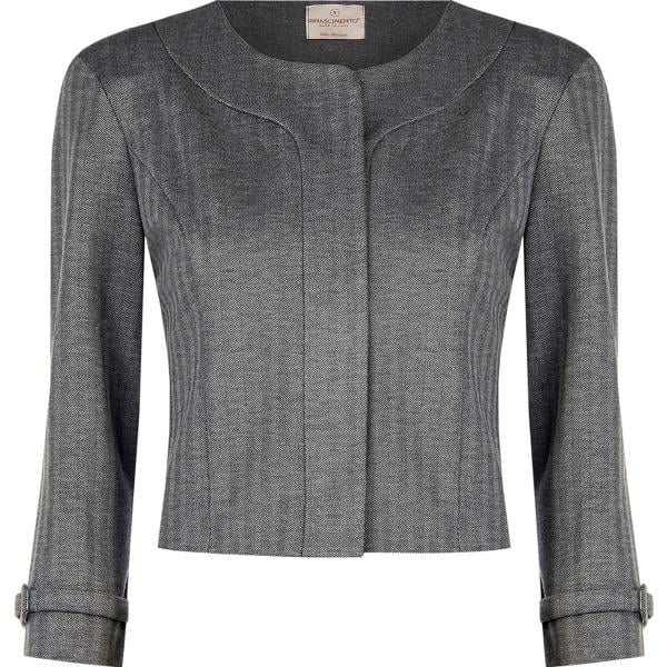 blazer Rinascimento grigio tinta unita