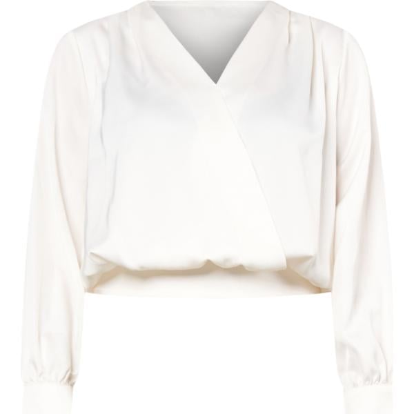 bluse Rinascimento bianco tinta unita