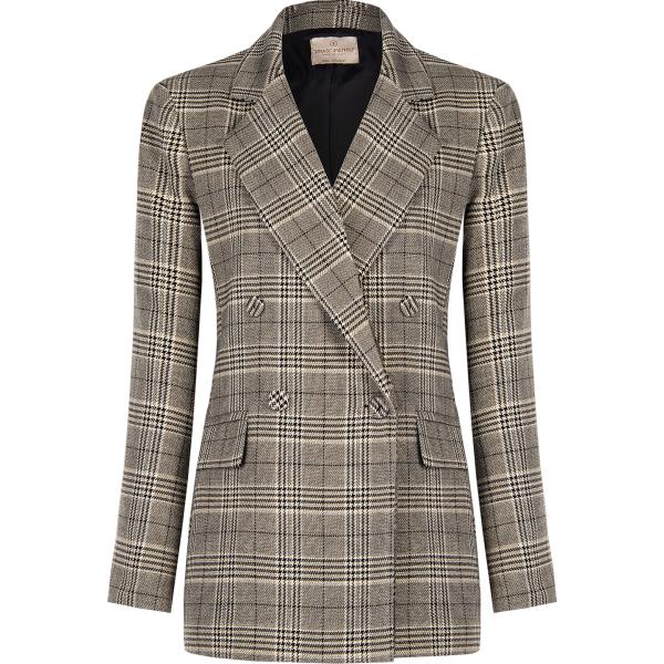 blazer Rinascimento verde principe di galles