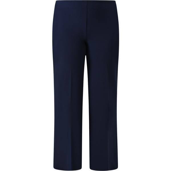 pantaloni a palazzo Rinascimento blu tinta unita