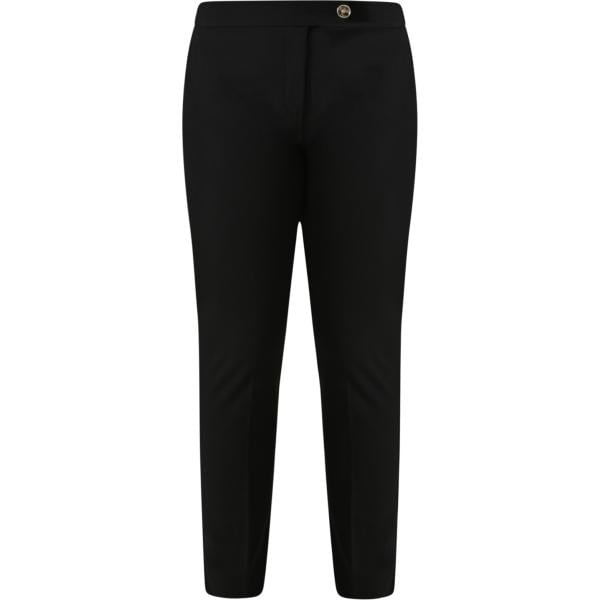 pantaloni skinny Rinascimento nero tinta unita