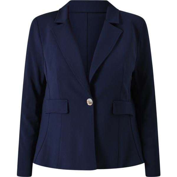 blazer Rinascimento blu tinta unita