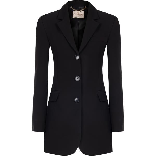 blazer Rinascimento nero tinta unita