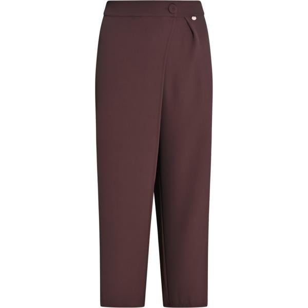 pantaloni Rinascimento marrone tinta unita