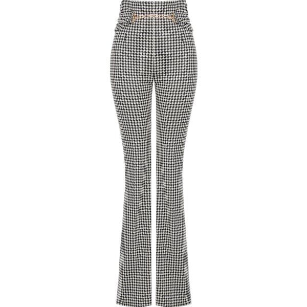 pantaloni Rinascimento grigio pied de poule