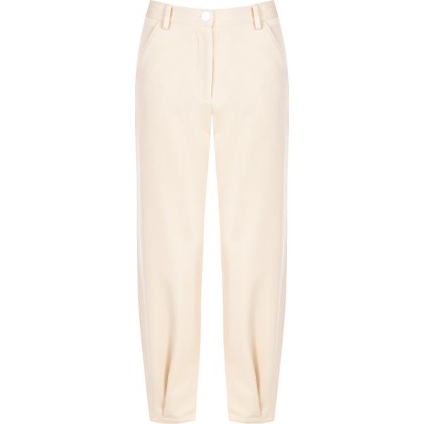 pantaloni Rinascimento bianco tinta unita
