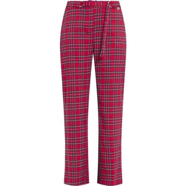 pantaloni Rinascimento rosso scozzese