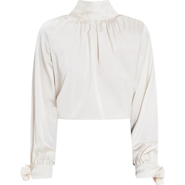 bluse Rinascimento bianco tinta unita