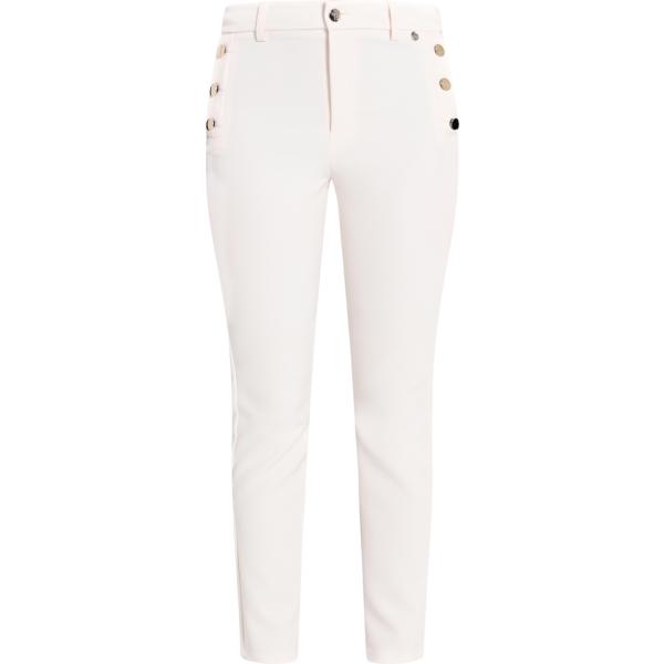 pantaloni skinny Rinascimento bianco tinta unita