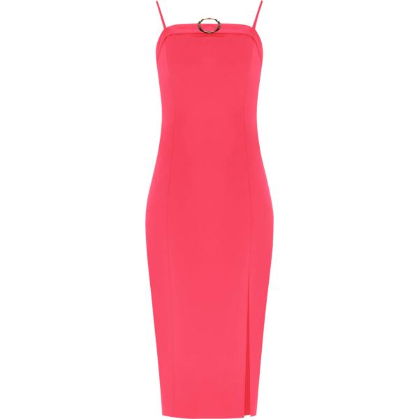 vestiti midi/longuette Rinascimento rosa tinta unita