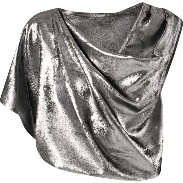 bluse Rinascimento grigio tinta unita