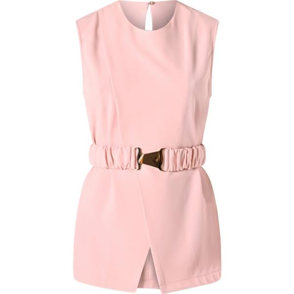 bluse Rinascimento rosa tinta unita
