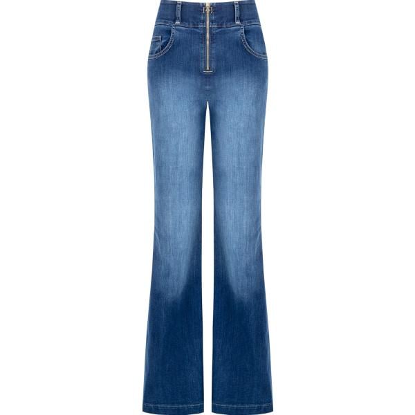 jeans Rinascimento blu tinta unita