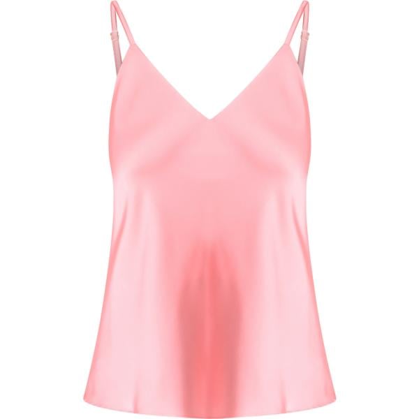 top Rinascimento rosa tinta unita