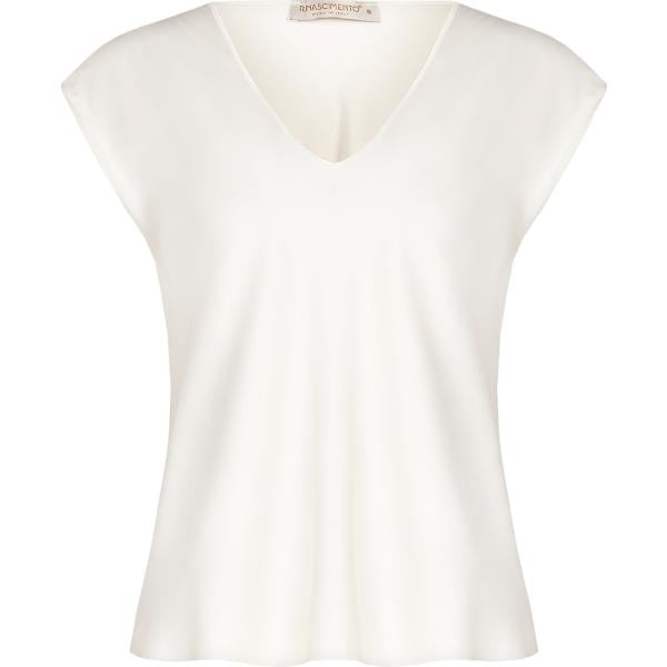 bluse Rinascimento bianco tinta unita