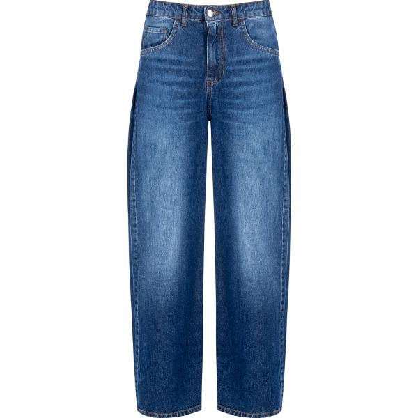 jeans Rinascimento blu tinta unita