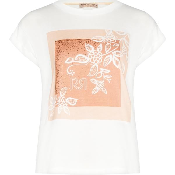 t-shirt Rinascimento bianco con stampe