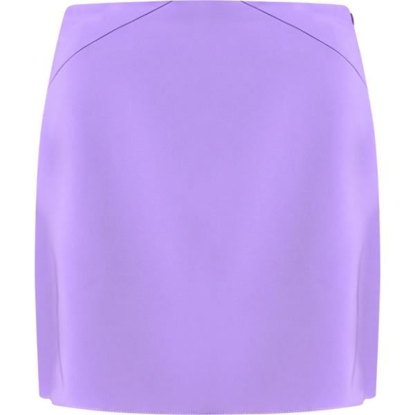 minigonne Rinascimento viola tinta unita