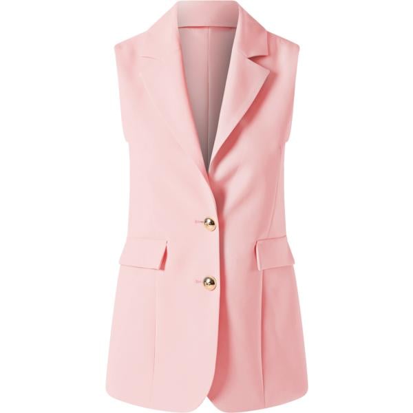 gilet Rinascimento rosa tinta unita
