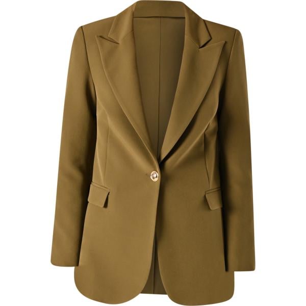 blazer Rinascimento marrone tinta unita