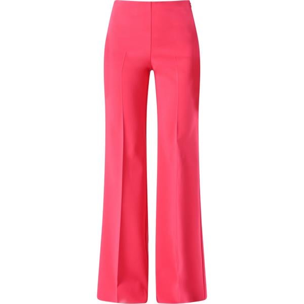 pantaloni a palazzo Rinascimento rosa tinta unita