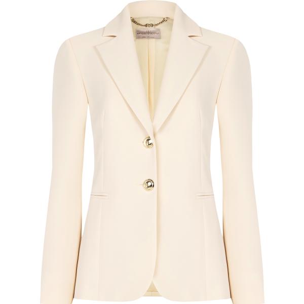 blazer Rinascimento bianco tinta unita