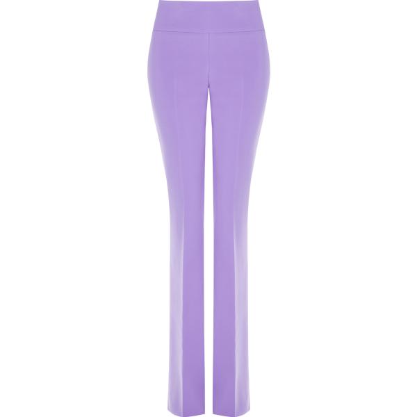 pantaloni Rinascimento viola tinta unita
