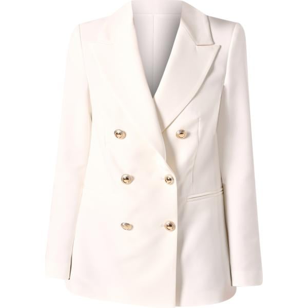 blazer Rinascimento bianco tinta unita