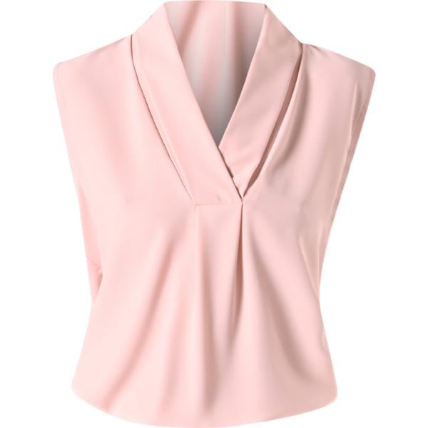 bluse Rinascimento rosa tinta unita