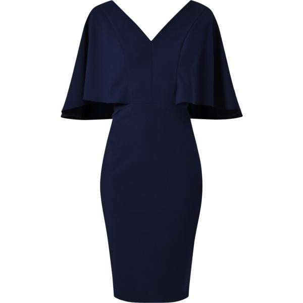 vestiti a tubino Rinascimento blu tinta unita