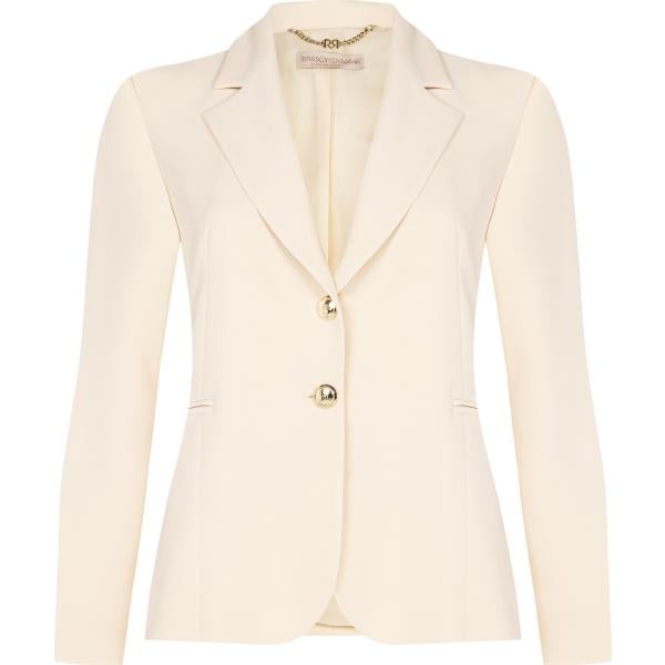 blazer Rinascimento bianco tinta unita