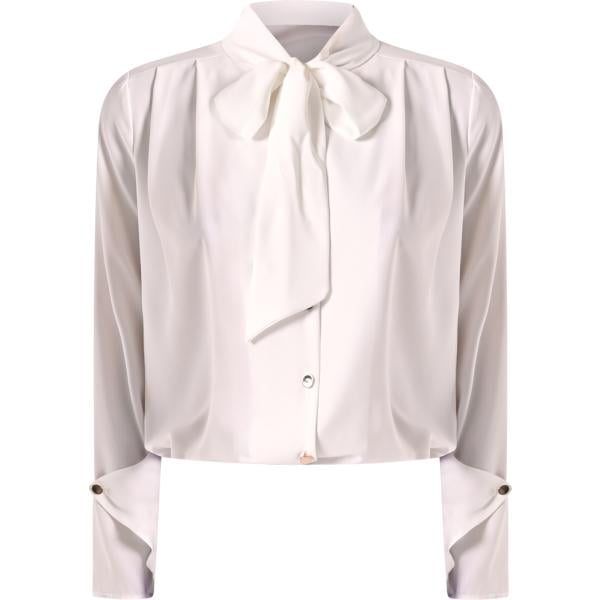 bluse Rinascimento bianco tinta unita
