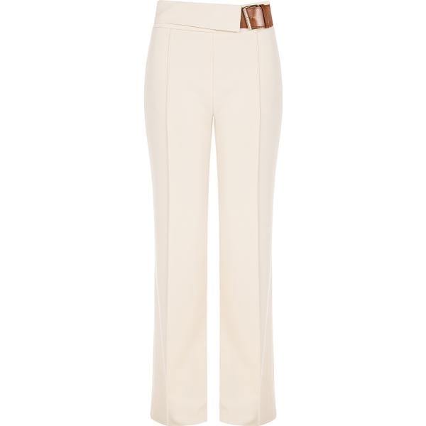 pantaloni Rinascimento bianco tinta unita