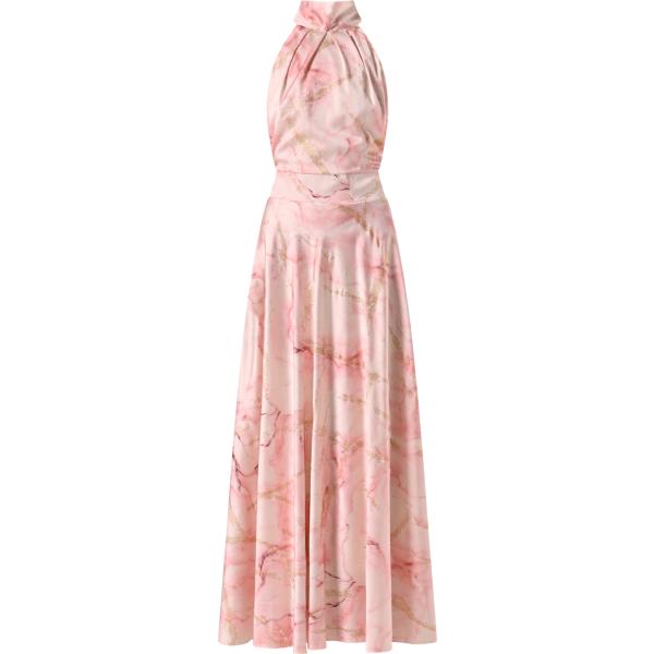 vestiti Rinascimento rosa con stampe