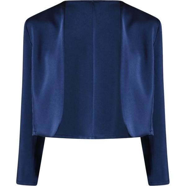 bolero Rinascimento blu tinta unita