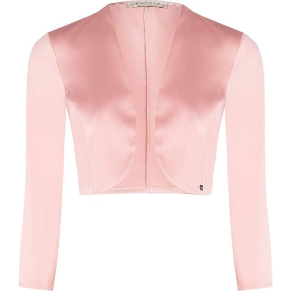 bolero Rinascimento rosa tinta unita