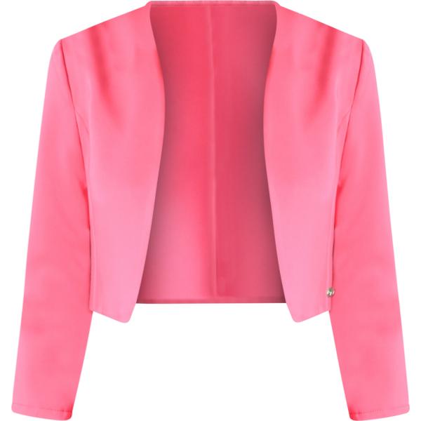 bolero Rinascimento rosa tinta unita