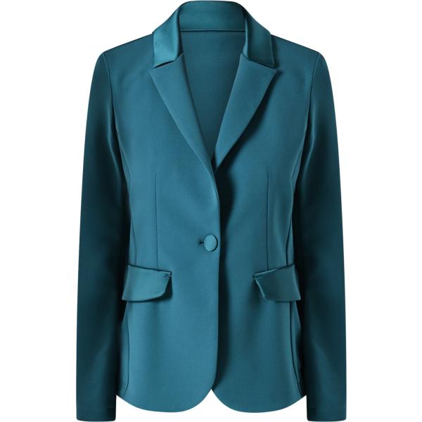 blazer Rinascimento blu tinta unita