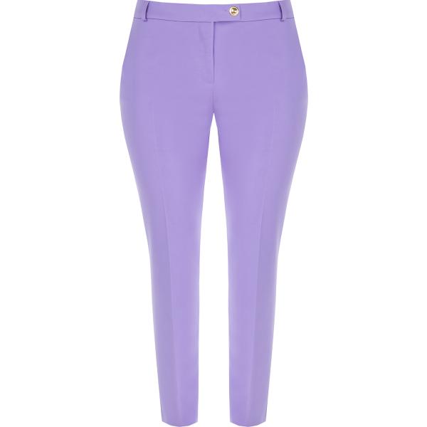 pantaloni Rinascimento viola tinta unita