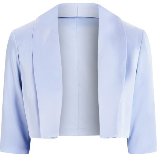 bolero Rinascimento blu tinta unita