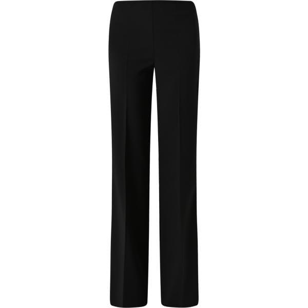 pantaloni a palazzo Rinascimento nero tinta unita