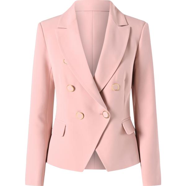 blazer Rinascimento rosa tinta unita