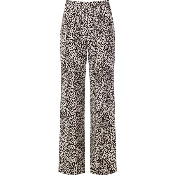pantaloni Rinascimento marrone animalier